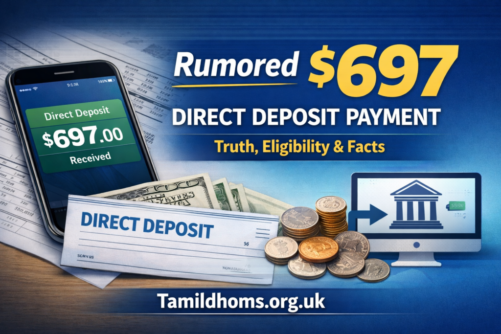 rumored $697 direct deposit payment